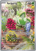 Sprigatito 196/193 Paldea Evolved Near Mint Illustration Rare Pokémon Karte