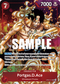 Portgas.D.Ace OP02-013/130 Paramount War Near Mint Alternate Art One Piece Karte