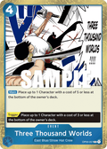 Three Thousand Worlds OP03-057 Pillars of Strength Near Mint One Piece Karte