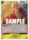 Sanji OP03-102 Pillars of Strength Near Mint One Piece Karte