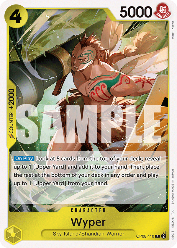 Wyper OP08-110/132 Two Legends Near Mint One Piece Karte