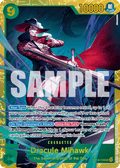 Dracule Mihawk OP14-119 2D Legends Mint Secret Rare One Piece Karte
