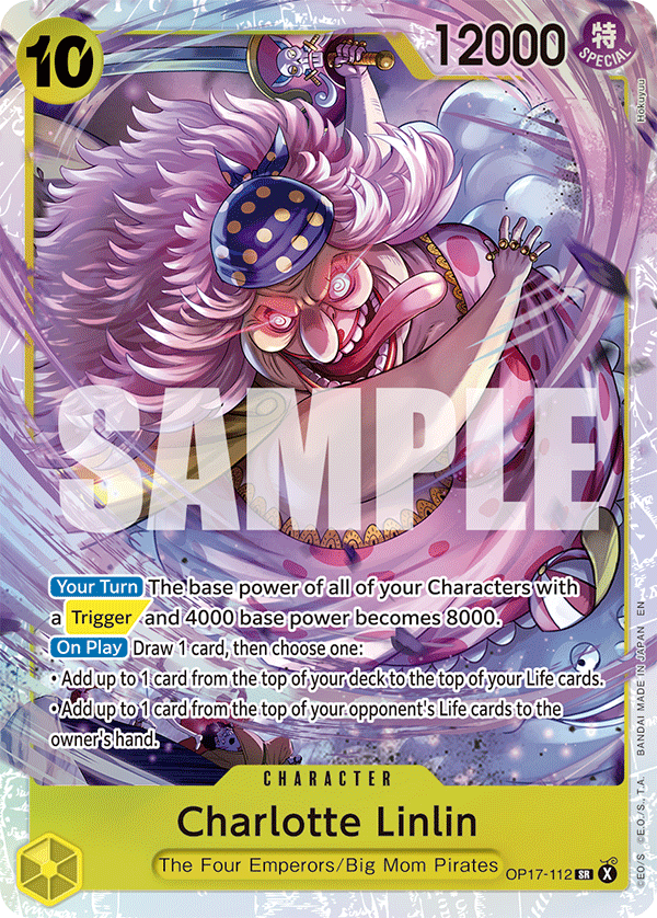 Charlotte Linlin OP17-112 500 Years in the Future Near Mint SEC One Piece Karte