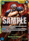 Rocks D. Xebec OP17-118 Two Legends Mint Secret Rare One Piece Karte