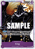 King ST04-004/null Animal Kingdom Pirates Near Mint null One Piece Karte