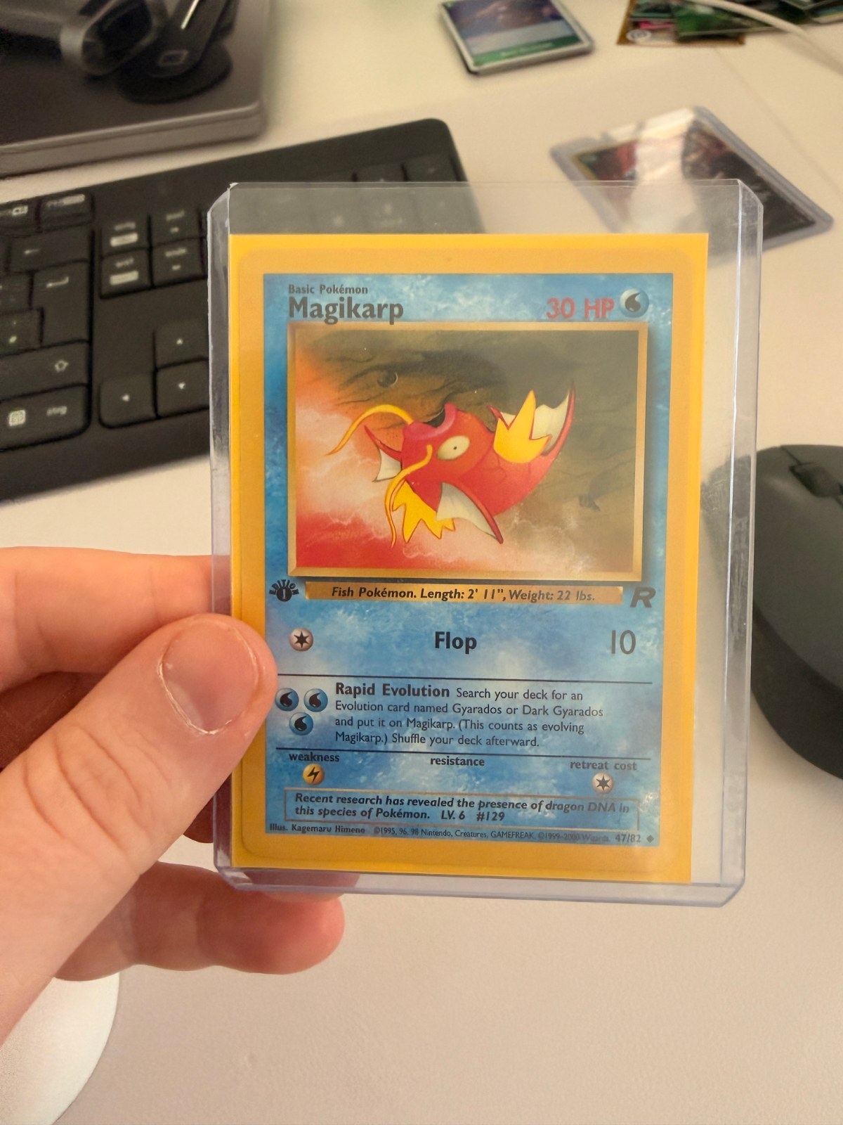Magikarp 47/82 Team Rocket Excellent None Pokémon Karte