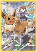 Eevee TG11/30 Brilliant Stars Near Mint Full Art Pokémon Karte