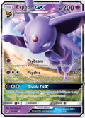 Espeon-GX 61/149 Sun & Moon Excellent Deutsch Full Art Pokémon Karte