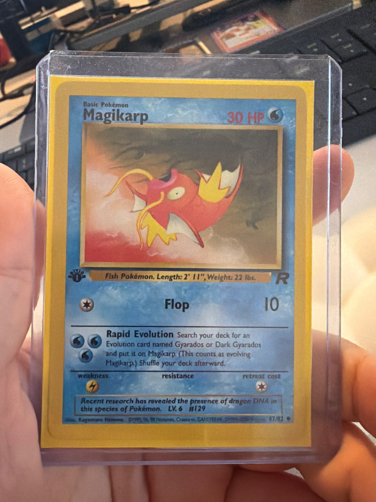 Magikarp 47/82 Team Rocket Near Mint None Pokémon Karte