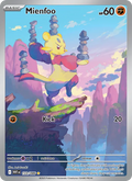Mienfoo 133/086 White Flare Mint Illustration Rare Pokémon Karte