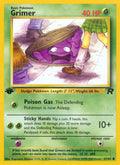 Grimer 57/82 Team Rocket Near Mint 1st Edition Pokémon Karte