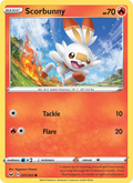 Scorbunny 031/202 Sword & Shield Near Mint Reverse Holo Pokémon Karte