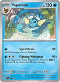 Vaporeon 168/null Scarlet & Violet Promos Mint Holo Pokémon Karte