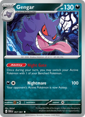 Gengar 057/091 Paldean Fates Near Mint Holo Pokémon Karte