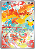 Moltres 130/128 30th Celebration Near Mint Holo Pokémon Karte