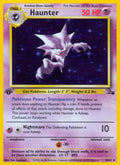 Haunter 6/62 Fossil Light Played Deutsch Holo Pokémon Karte