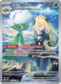 Cynthia's Roserade 184/182 Destined Rivals Mint Full Art Pokémon Karte