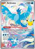Articuno 132/128 30th Celebration Mint Full Art Pokémon Karte